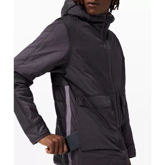 LULULEMON Take The Moment Reversible puffer Jacket Robert Gellar Mens Size Large - Picture 2 of 14